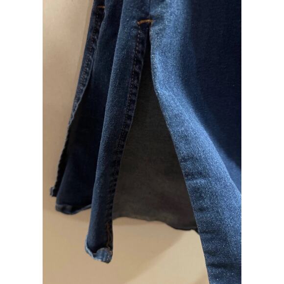 Bamboo Flare Jeans Womens Size 15 Blue Denim Faded Single Stitch High Waisted - Picture 11 of 11